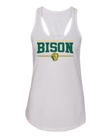 Women's NDSU Bison Tank Top - Bison 3-Stripe