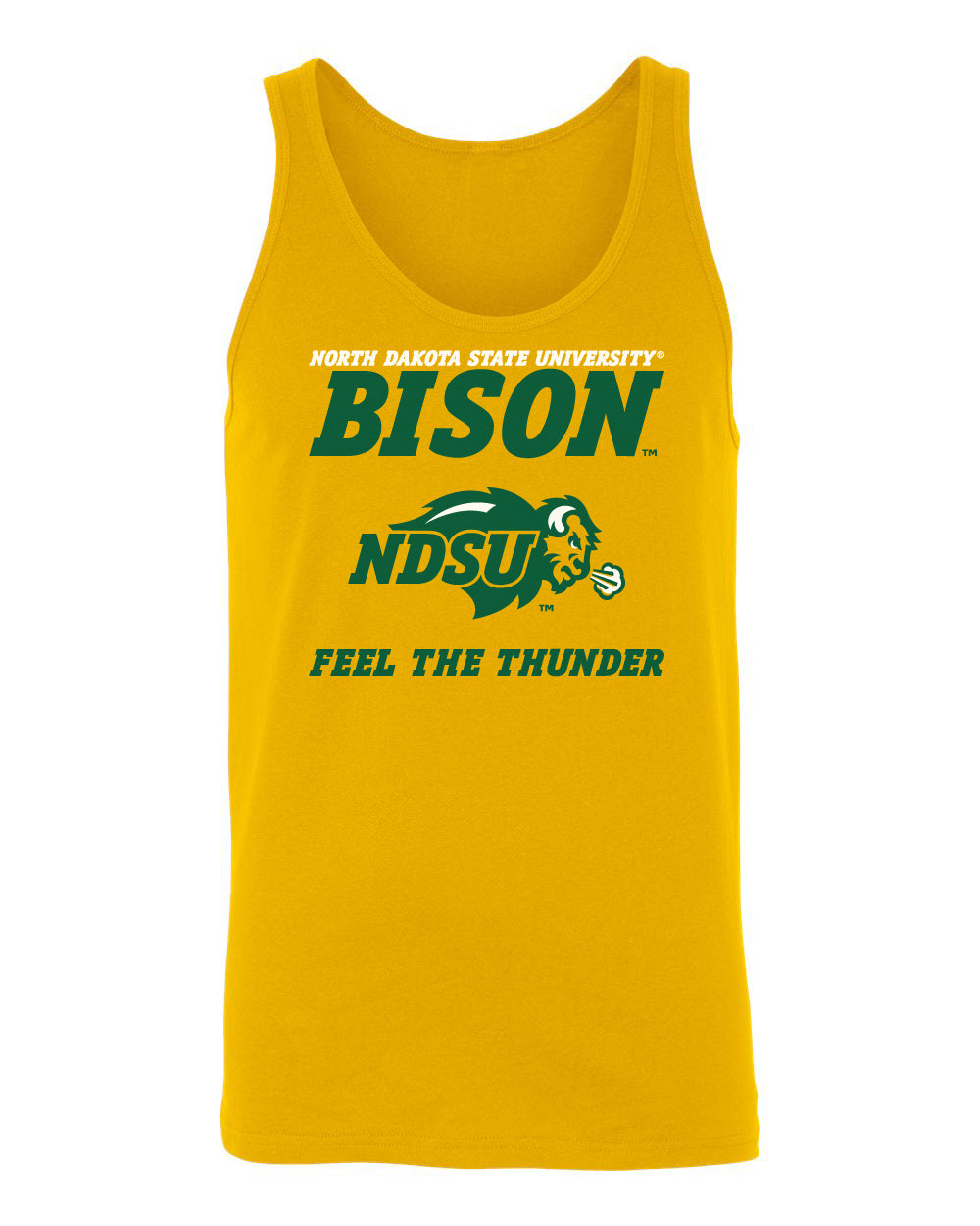 Women's NDSU Bison Tank Top - Bison Feel The Thunder