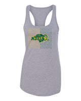 Women's NDSU Bison Tank Top - NDSU Bison Logo Overlay