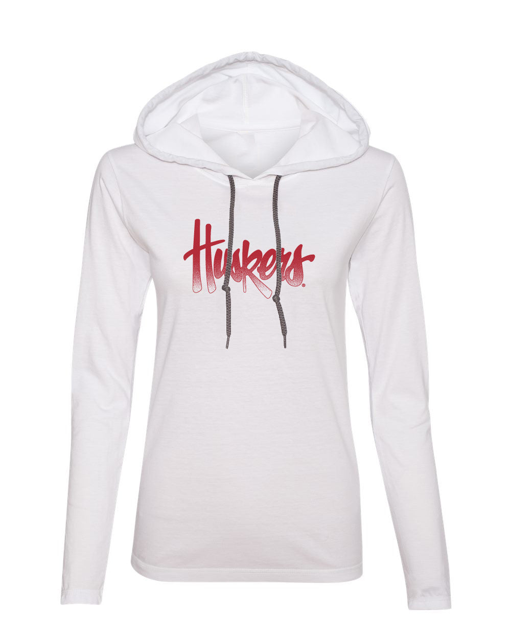Women's Nebraska Cornhuskers Legacy Script "Huskers" Long Sleeve Hoody