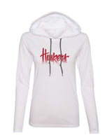 Women's Nebraska Cornhuskers Legacy Script "Huskers" Long Sleeve Hoody