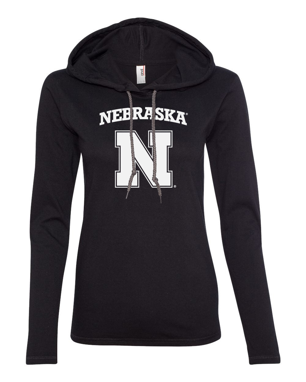 Women's Nebraska Cornhuskers Block N Long Sleeve Hoody