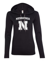 Women's Nebraska Cornhuskers Block N Long Sleeve Hoody