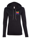 Women's Nebraska Rainbow N Long Sleeve Hoody