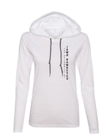 Women's Iowa Hawkeyes Long Sleeve Hooded Tee Shirt - Vert University of Iowa Hawkeyes
