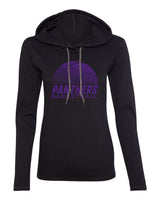 Women's Northern Iowa Panthers Long Sleeve Hooded Tee Shirt - Panthers Basketball