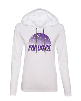 Women's Northern Iowa Panthers Long Sleeve Hooded Tee Shirt - Panthers Basketball