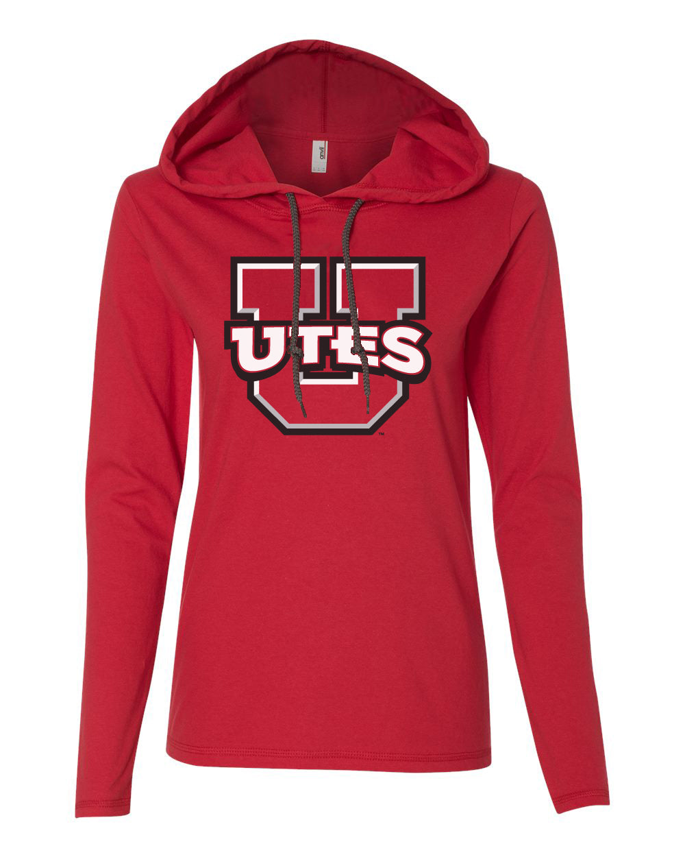 Women's Utah Utes Long Sleeve Hooded Tee Shirt - Block U Utes Logo