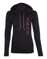 Women's Utah Utes Long Sleeve Hooded Tee Shirt - Vert University of Utah Utes