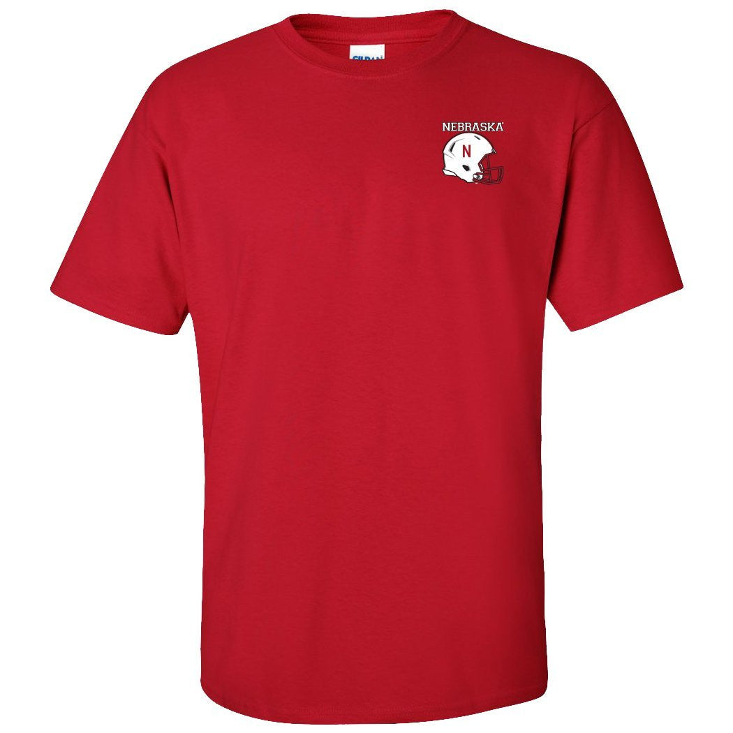 Nebraska Cornhuskers Football Helmet Tee Shirt