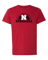 Women's Nebraska Huskers Premium Tri-Blend Tee Shirt - No Place Like Nebraska