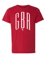 Women's Nebraska Huskers Premium Tri-Blend Tee Shirt - White GBR