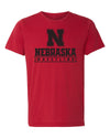 Women's Nebraska Huskers Premium Tri-Blend Tee Shirt - Nebraska Wrestling Black Ink
