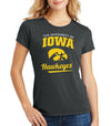 Women's Iowa Hawkeyes Premium Tri-Blend Tee Shirt - The University Of Iowa Script Hawkeyes