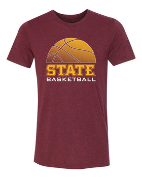 Women's Iowa State Cyclones Premium Tri-Blend Tee Shirt - ISU Basketball