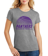 Women's Northern Iowa Panthers Premium Tri-Blend Tee Shirt - Panthers Basketball