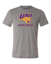 Women's Northern Iowa Panthers Premium Tri-Blend Tee Shirt - Purple and Gold Primary Logo