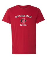 Women's San Diego State Aztecs Premium Tri-Blend Tee Shirt - SDSU Primary Logo