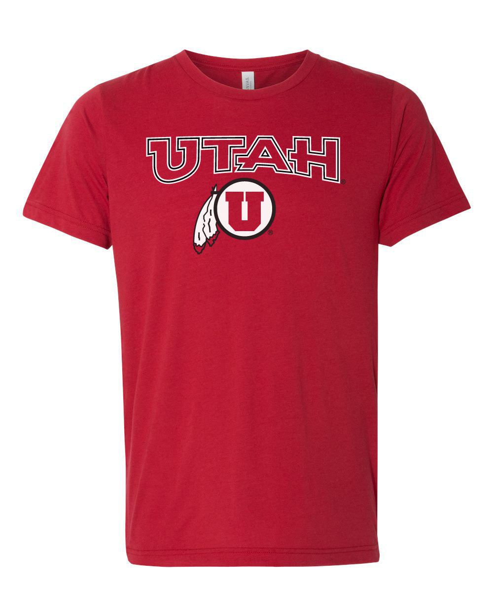 Women's Utah Utes Premium Tri-Blend Tee Shirt - Circle & Feather Logo