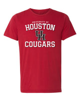 Women's Houston Cougars Premium Tri-Blend Tee Shirt - University of Houston UH Cougars Arch