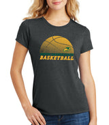 Women's NDSU Bison Premium Tri-Blend Tee Shirt - North Dakota State Bison Basketball