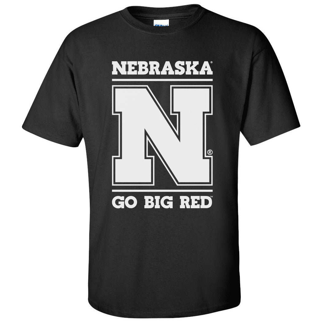 Nebraska Cornhuskers "Nebraska N GO BIG RED" Tee Shirt