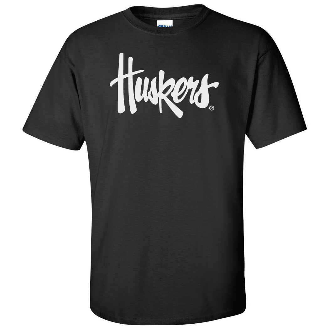 Nebraska Cornhuskers Legacy Script "Huskers" Tee Shirt