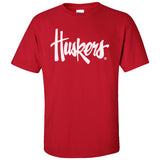 Nebraska Cornhuskers Legacy Script "Huskers" Tee Shirt