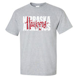 Nebraska Athletics Legacy Script "Huskers" Tee Shirt