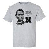 Abe Lincoln "No place like NEBRASKA" Huskers Tee Shirt