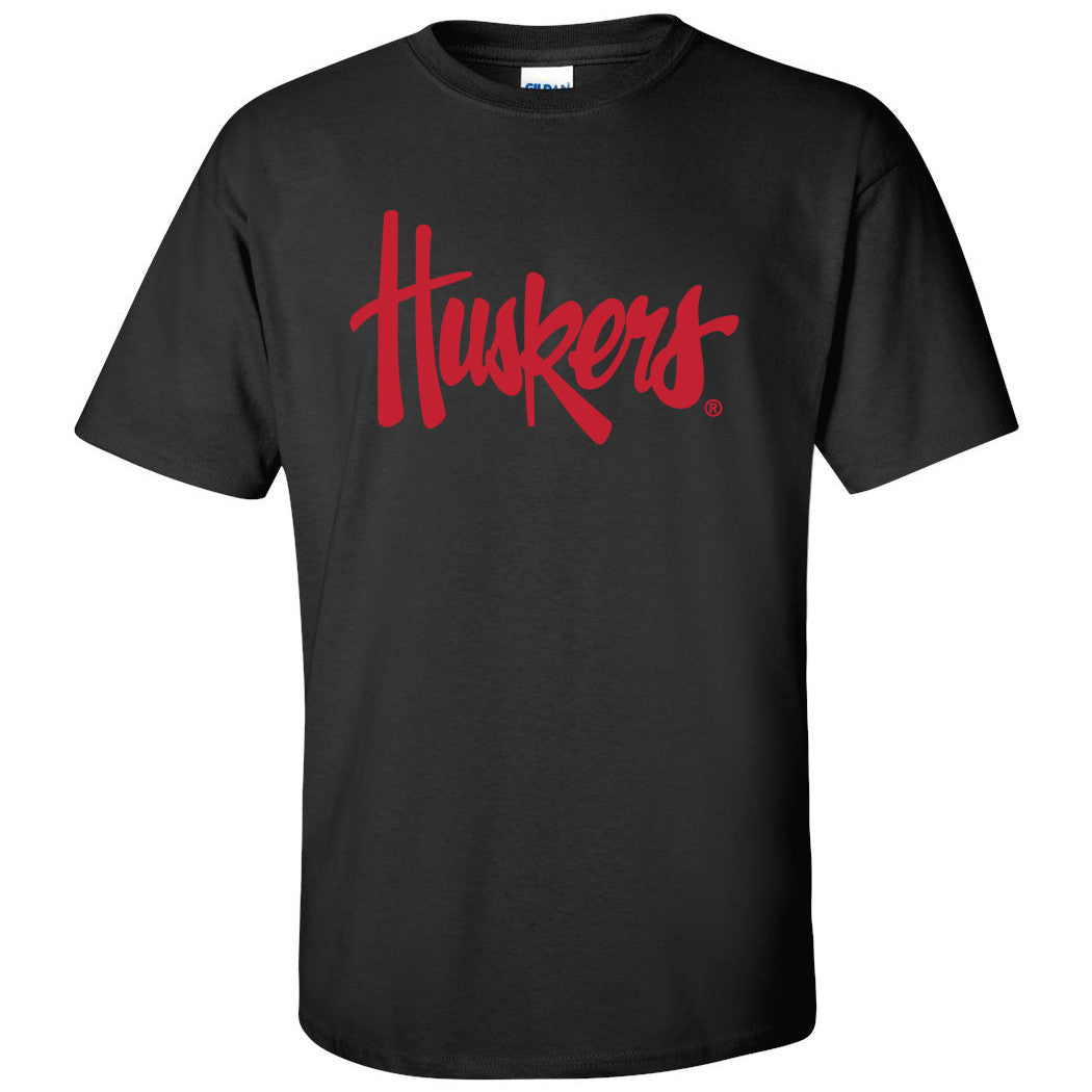 Nebraska Legacy Script "Huskers" Tee Shirt