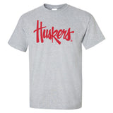Nebraska Legacy Script "Huskers" Tee Shirt