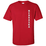 Vertical "NEBRASKA" Tee Shirt
