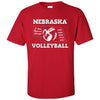 Nebraska Volleyball 5-Time National Champions Tee Shirt