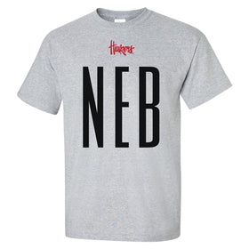 Nebraska Huskers Tee Shirt - Black NEB