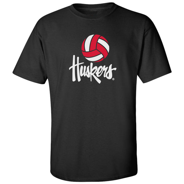 Nebraska Husker Tee Shirt - Volleyball Legacy Script Huskers