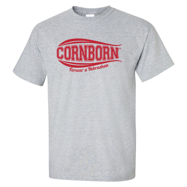 Nebraska Tee Shirt - CORNBORN - Forever a Nebraskan