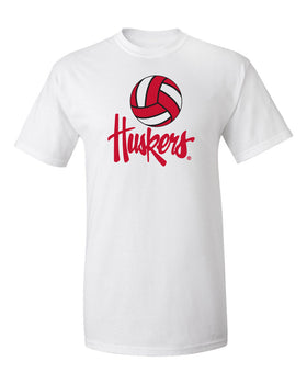 Nebraska Huskers Tee Shirt - Volleyball Legacy Script Huskers