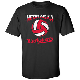 Nebraska Huskers Tee Shirt - Nebraska Volleyball Blackshorts