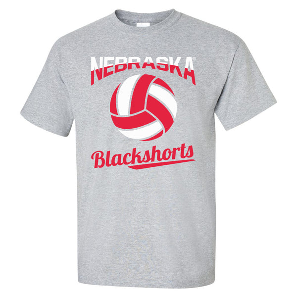 Nebraska Huskers Tee Shirt - Nebraska Volleyball Blackshorts