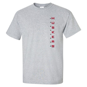 Nebraska Huskers Tee Shirt - Vertical Nebraska Huskers