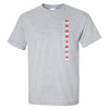 Nebraska Huskers Tee Shirt - Striped Vertical University of Nebraska