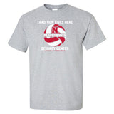 Nebraska Huskers Tee Shirt - Blackshorts Volleyball Tradition Lives Here