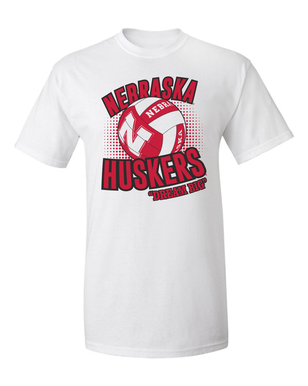 Nebraska Huskers Tee Shirt - Huskers Volleyball Dream Big