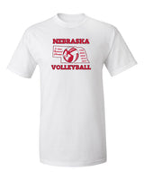 Nebraska Huskers Tee Shirt - Huskers Volleyball 5-Time National Champions
