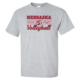 Nebraska Huskers Tee Shirt - Nebraska Volleyball Dream Bigger