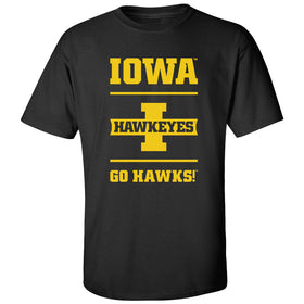 Iowa Hawkeyes Tee Shirt - Iowa Hawkeyes - Go Hawks