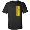 Iowa Hawkeyes Tee Shirt - Vertical Stripe with HAWKEYES