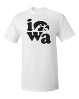 Iowa Hawkeyes Tee Shirt - Iowa Stacked