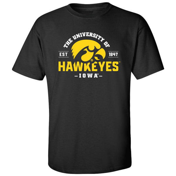 Iowa Hawkeyes Tee Shirt - The University of Iowa Hawkeyes EST 1847